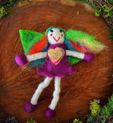 Chakra fairy purple