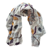 Marrakesh Flower Wool Scarf
