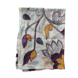 Marrakesh Flower Wool Scarf