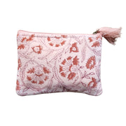 Zoda-VELVET POUCH  LIGHT PINK