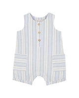 Fox & Finch-PUFFIN STRIPE ROMPER