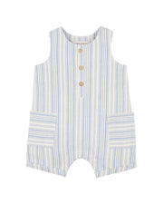 Fox & Finch-PUFFIN STRIPE ROMPER