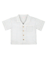 Fox & Finch- PUFFIN CHECK SHIRT 0-2 yrs