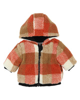 Mr Fox Check Sherpa Coat