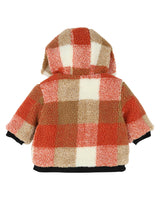 Mr Fox Check Sherpa Coat