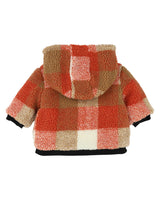 Mr Fox Check Sherpa Coat