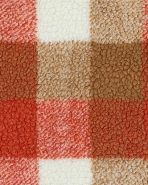 Mr Fox Check Sherpa Coat