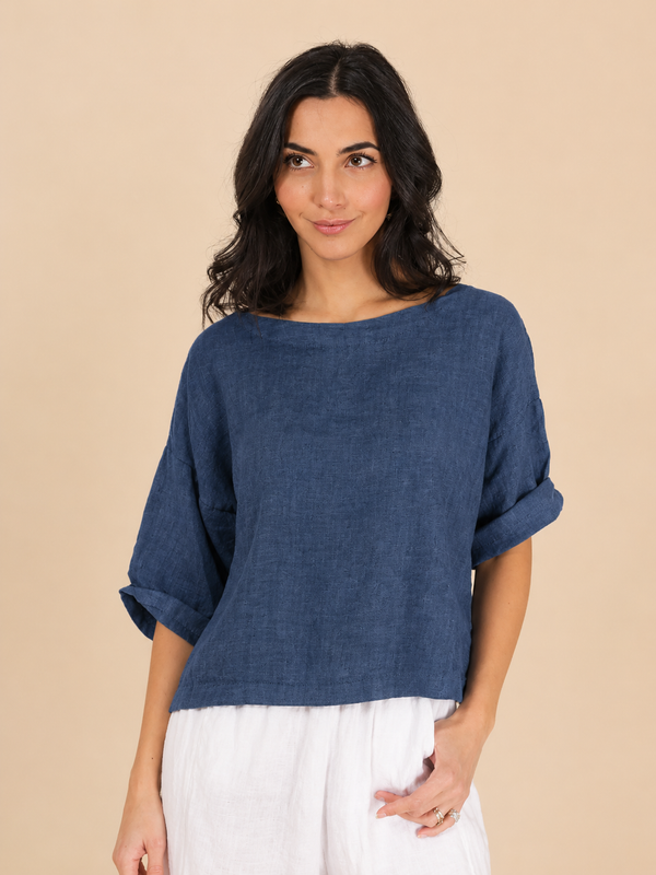Harper Linen Top