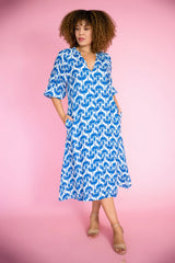 Donna Donna-Royal Palm Dress