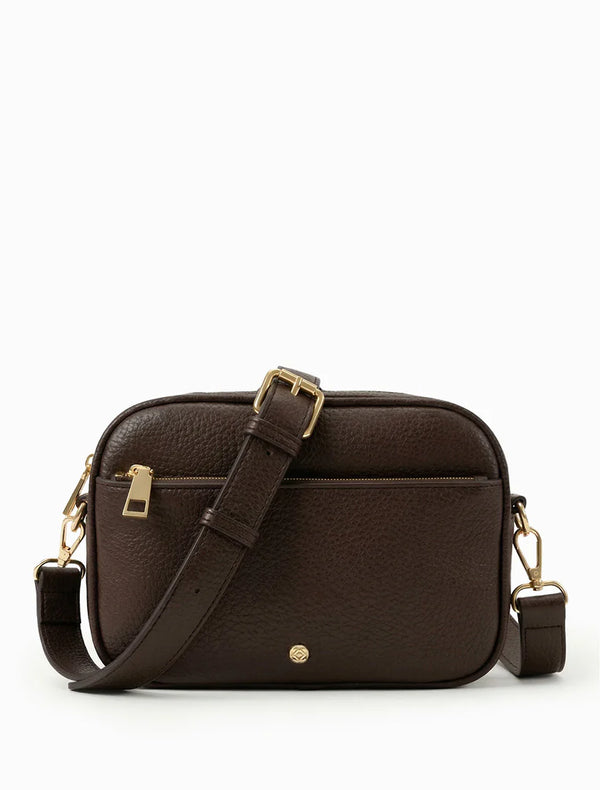 Ruby London Cross Body Bag Chocolate
