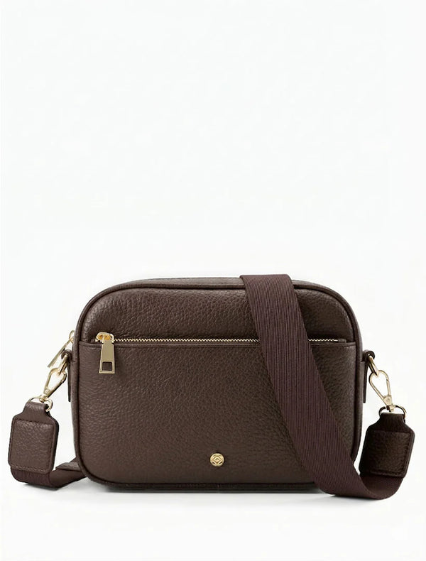 Ruby London Cross Body Bag Chocolate
