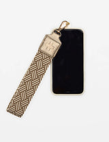 Stella + Gemma-Phone Wrist Strap - Copper Weave