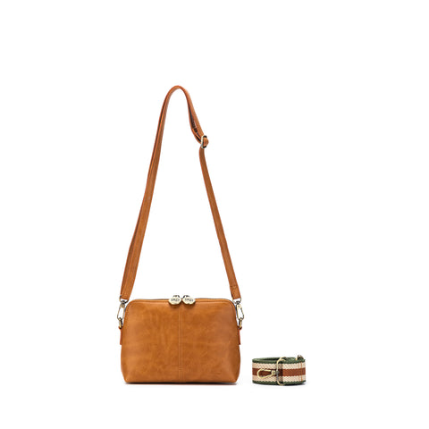 Harlow Small Crossbody-Tan