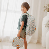 Sage Check Backpack