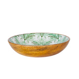 Sanctuary Studio Mango Wood Bowl 30cm-Palm Leaf