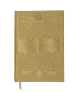 Hard Cover Suede Journal - Radiant Avocado
