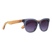 SOEK LILA GRACE MIDNIGHT BLUE l Smokey Gradient Lens l Walnut Arms