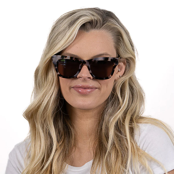 COLLIDE SANDSTONE - Bio Acetate Tortoise Frame l Khaki Polarised Lens