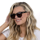 COLLIDE SANDSTONE - Bio Acetate Tortoise Frame l Khaki Polarised Lens