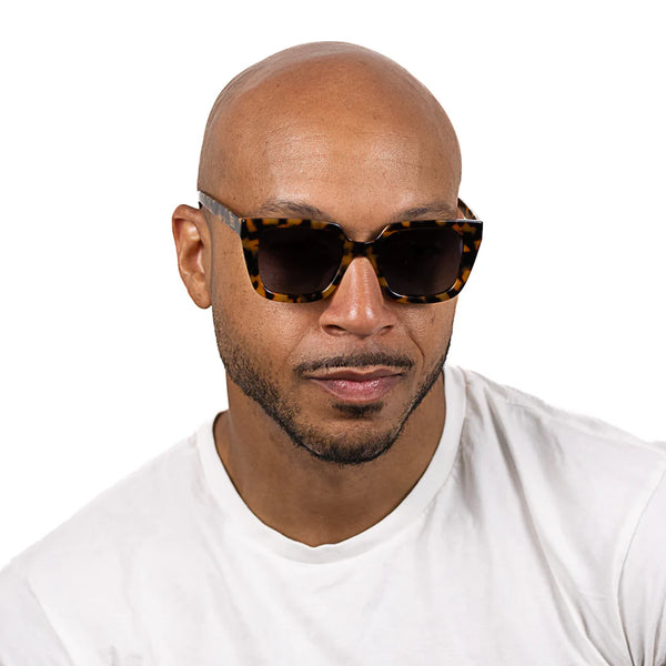 HARPER HONEY TORT - Bio Acetate Tortoise Frame l Brown Graduated Polarised Lens