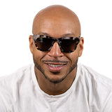 COLLIDE SANDSTONE - Bio Acetate Tortoise Frame l Khaki Polarised Lens