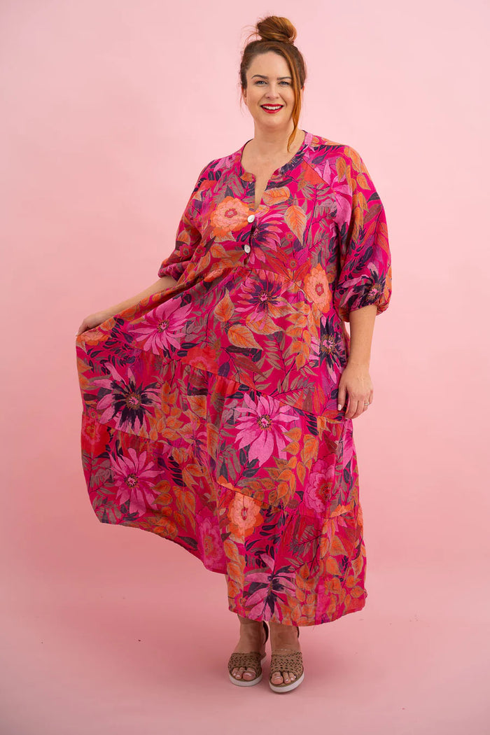 Donna Donna-Summertime Linen Dress
