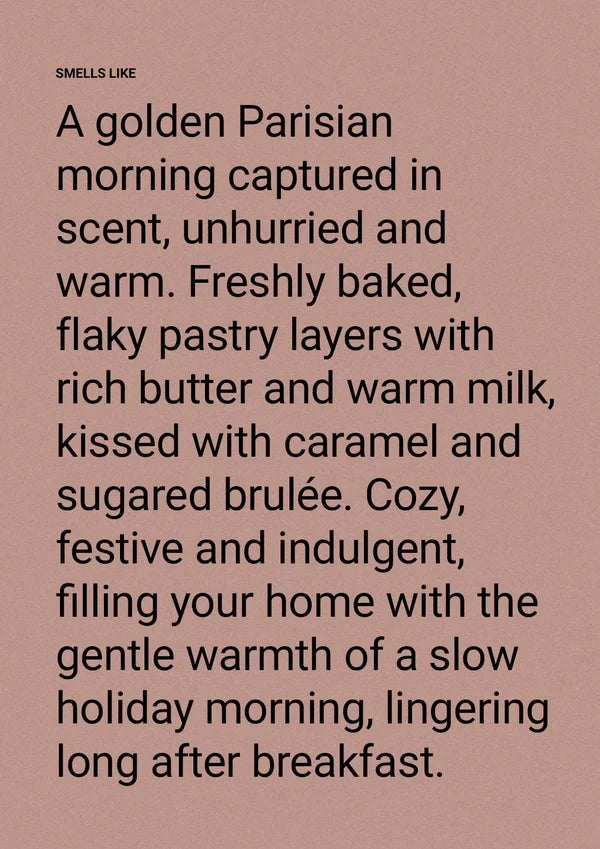 Croissant Scented Candle