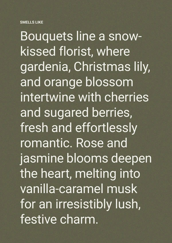 White Lily Scented Candle