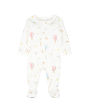 Bebe by Minihaha-MORGAN PRINT LS ZIP ONESIE