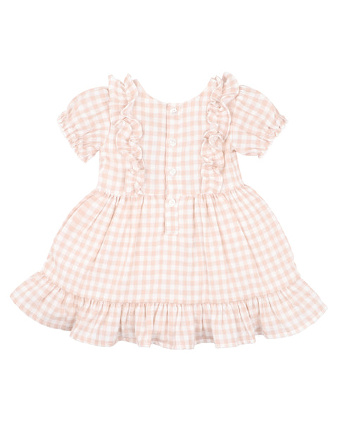 Bebe by Minihaha- MORGAN GINGHAM DRESS