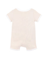 Bebe by Minihaha- BILLIE GIRAFFE ORGANIC SS ZIPSUIT