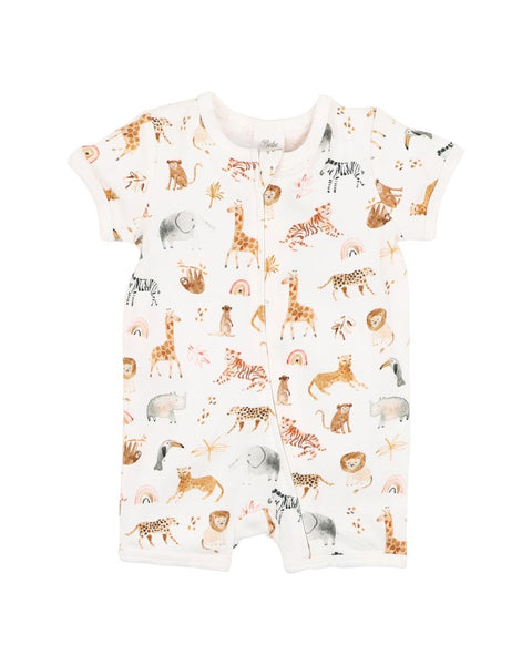 Bebe by Minihaha- BILLIE ORGANIC SS ZIPSUIT