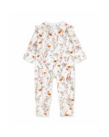 TAYLOR ORGANIC FLORAL LS ZIPSUIT