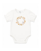 TAYLOR ORGANIC FLORAL KOALA BODYSUIT