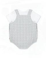 TAYLOR CHECK BODYSUIT & TEE SET