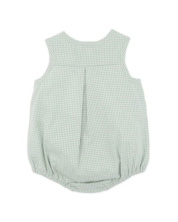 SCOUT CHECK BUTTON UP BODYSUIT