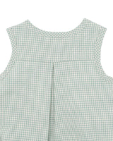 SCOUT CHECK BUTTON UP BODYSUIT