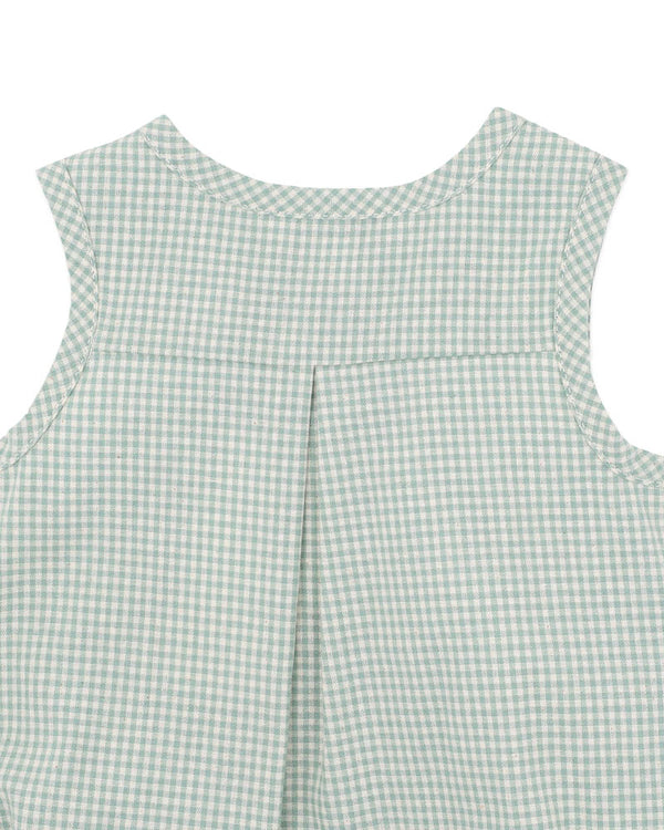 SCOUT CHECK BUTTON UP BODYSUIT