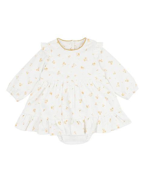 BAILEY FLORAL PRINT OVERLAY DRESS