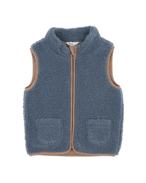Blue Sherpa Vest