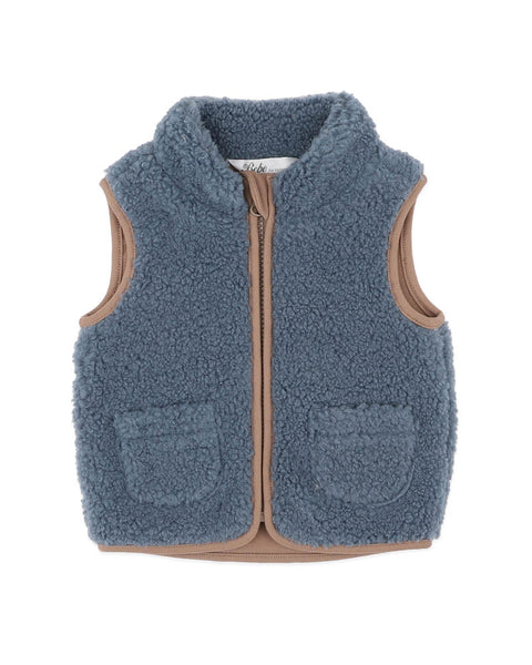 Blue Sherpa Vest