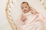 Aster & Oak -Pink Gingham Muslin Wrap