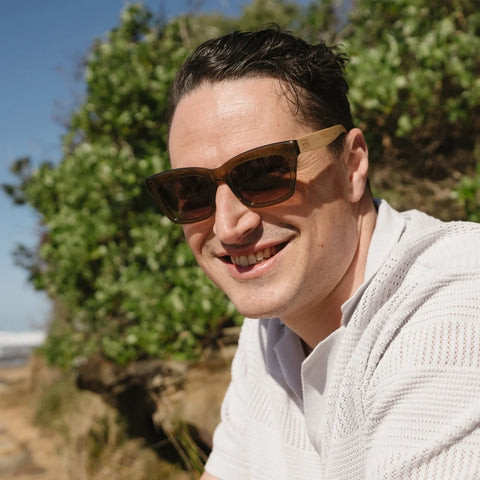 MORGAN MOSS l Green Sunglasses l Polarised Lens