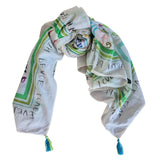 ZODA Pure Cotton scarf-Love Earth Peace