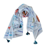 ZODA Pure Cotton scarf-Holiday