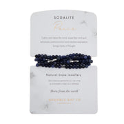 Bramble Bay Co- Sodalite Wrap Bracelet