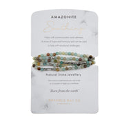 Bramble Bay Co- Amazonite Jasper Wrap Bracelet