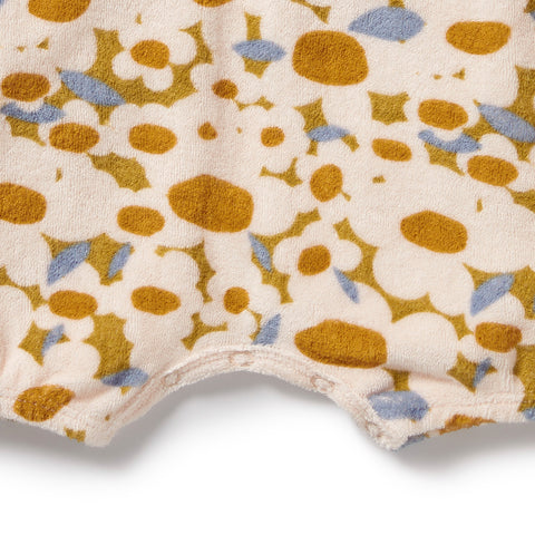 Flower Burst Organic Terry Growsuit