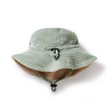 Wilson & Frenchy- Pistachio Organic Terry Sun Hat