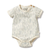 Wilson & FrenchyForever Ferns organic pointelle bodysuit